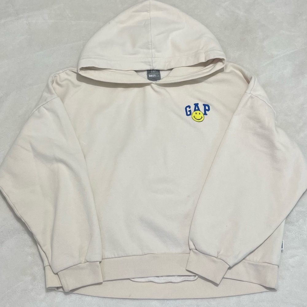 Gap x Smiley Cream Hoodie